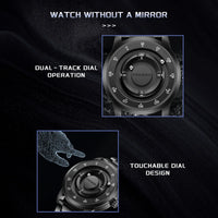 Planet Design Magnetic Pointer Watch – Waterproof Fashion Quartz Watch for Men - TREASURE ESHOP