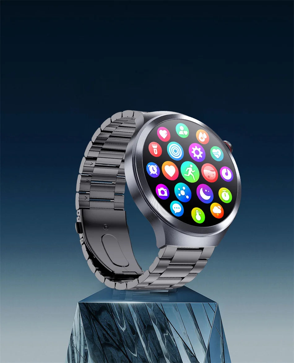 Health Trackr Smartwatch – Uric Acid, Blood Lipids ECG+PPG | 1.73” AMOLED | Body Analysis &amp; AI Diagnosis - TREASURE ESHOP