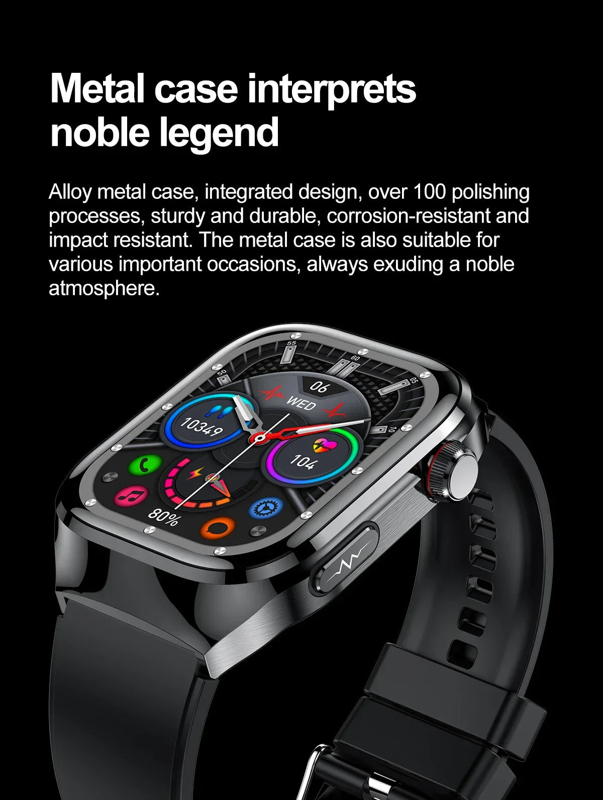 Three Highs Smartwatch TK16 | ECG, Blood Pressure & Body Analysis - TREASURE ESHOP