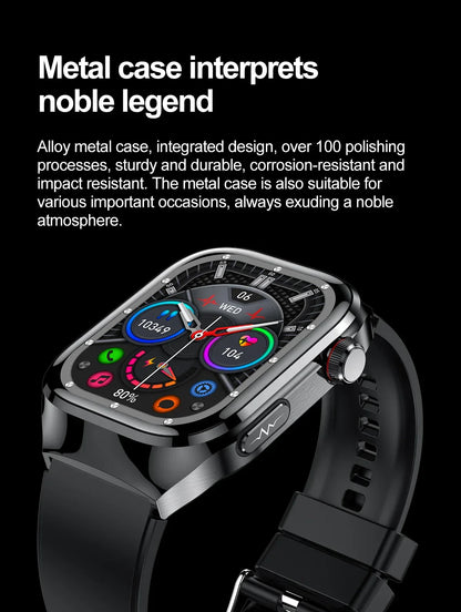 Three Highs Smartwatch TK16 | ECG, Blood Pressure & Body Analysis - TREASURE ESHOP