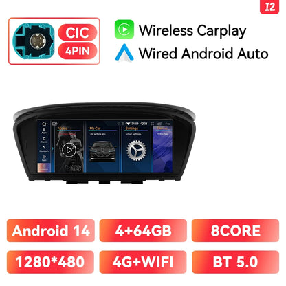 Android 14 Car Radio BMW 3/5 Series | CarPlay & GPS - TREASURE ESHOP