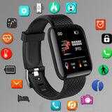 Smartwatch Damen & Herren | Fitness-Tracker mit Herzfrequenzmesser