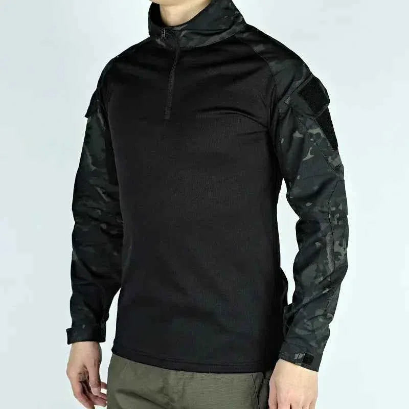 Outdoor G3 Tactical Hiking T-Shirts Combat Shirts CP Camo Long Sleeve Hunting Shirt Cotton Sport Men Clothes Windproof