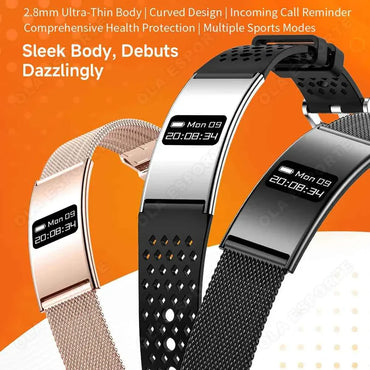 Sports Step Count Smart Bracelet Men Women Health Monitoring Fitness Smart Watch Heart Rate Sleep Monitoring Smart Band