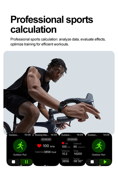 ECG+PPG Smart Watch | Uric Acid & Blood Pressure Tracker - TREASURE ESHOP