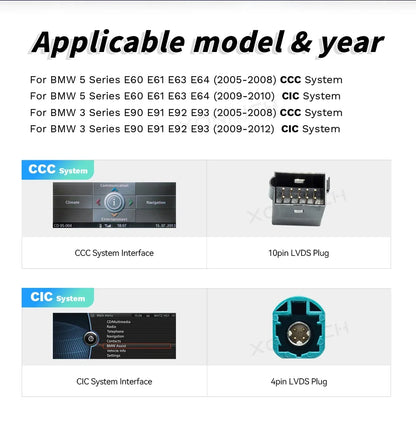 Android 14 Car Radio BMW 3/5 Series | CarPlay & GPS - TREASURE ESHOP