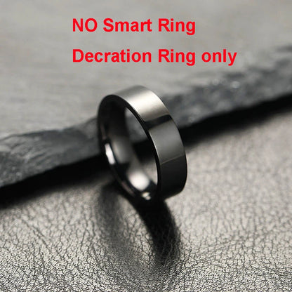 Smart Ring with LED Display – Heart Rate, SpO₂ & Sleep Monitor | 5ATM - TREASURE ESHOP