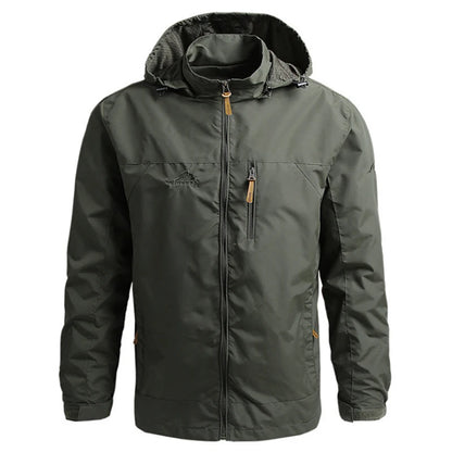 Waterproof Windbreaker Hiking Jacket – Tactical Hooded Outdoor Coat - TREASURE ESHOP