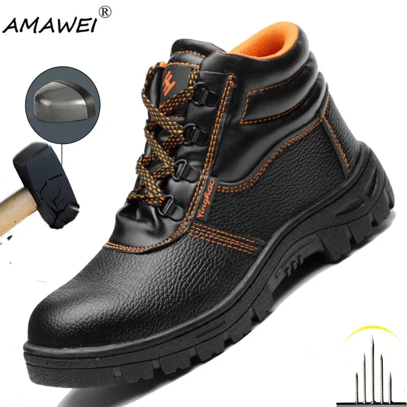 Men’s Steel Toe Work Shoes | Indestructible Safety Sneakers - TREASURE ESHOP