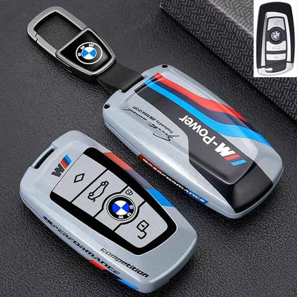 Metal Key Case Cover for BMW 1 3 5 7 Series X1 X3 X4 X5 | Luxury Zinc Alloy Car Key Fob Shell