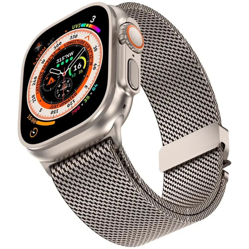 Titanium Milanese Loop Strap for Apple Watch Ultra - TREASURE ESHOP