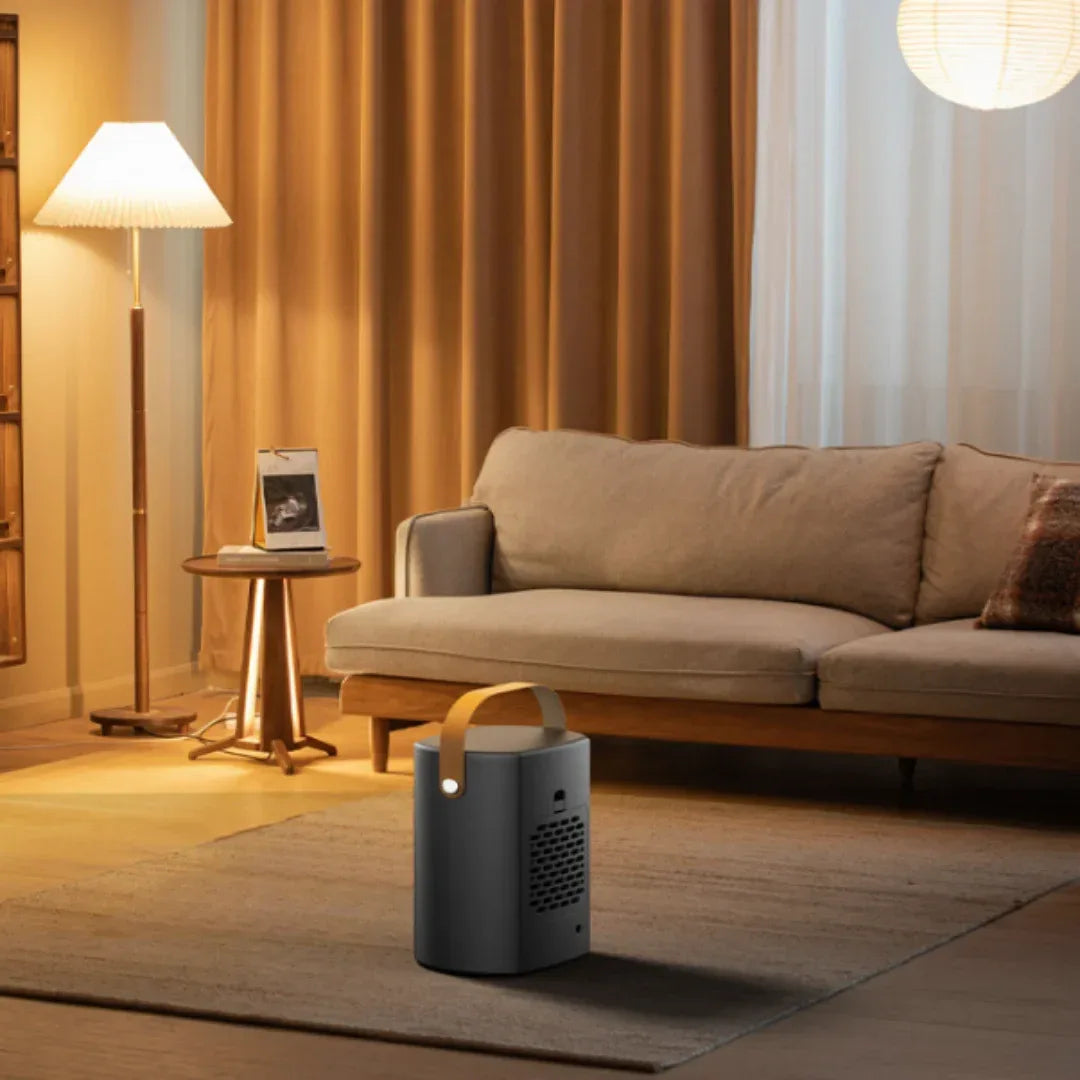 Compact Ceramic Space Heater with Thermostat & LED Display - TREASURE ESHOP