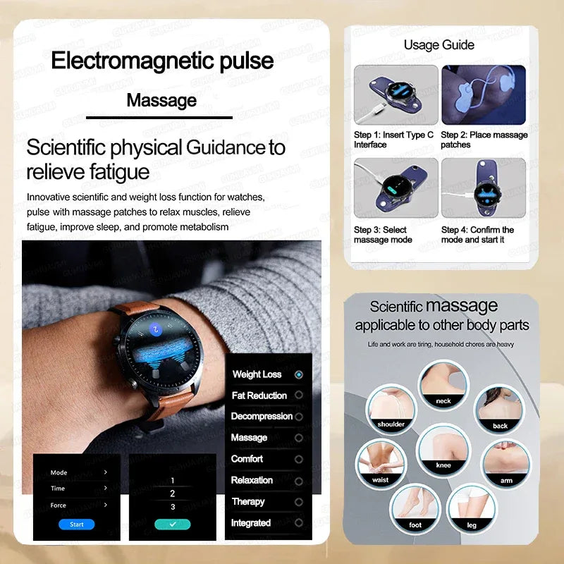 ECG+PPG Smart Health Watch | AI Blood Lipid & Fitness Tracker - TREASURE ESHOP