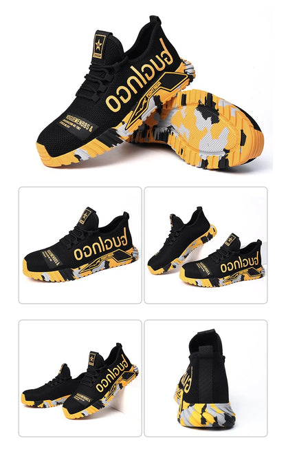 Men’s Steel Toe Work Sneakers | Puncture-Proof Safety Shoes - TREASURE ESHOP