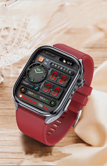 ECG+PPG Smart Watch | Uric Acid & Blood Pressure Tracker - TREASURE ESHOP