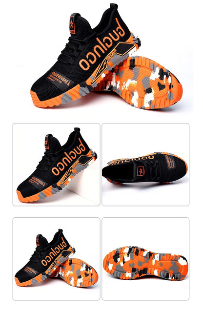 Men’s Steel Toe Work Sneakers | Puncture-Proof Safety Shoes - TREASURE ESHOP