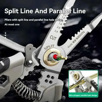 7-inch Multipurpose Wire Stripper - Professional Tool Gift Electrician Crimpe Pliers For Wire Stripping Cable Cutters Hand Tool