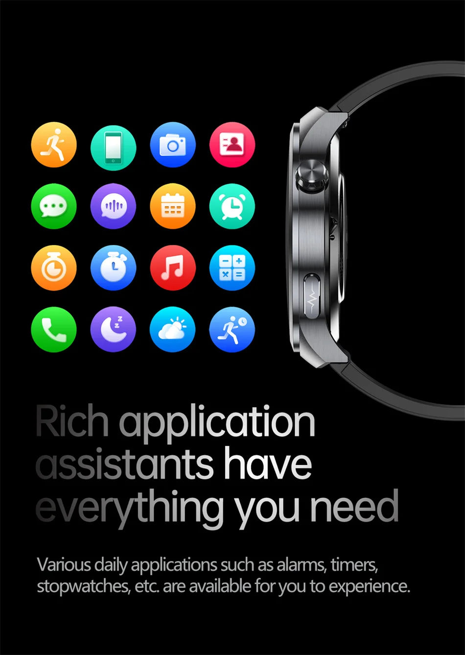 Health Trackr Smartwatch – Uric Acid, Blood Lipids ECG+PPG | 1.73” AMOLED | Body Analysis &amp; AI Diagnosis - TREASURE ESHOP