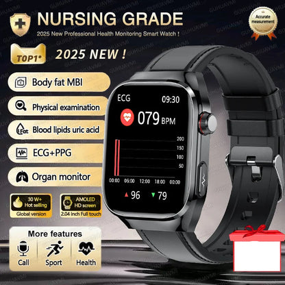 Three Highs Smartwatch TK16 | ECG, Blood Pressure & Body Analysis - TREASURE ESHOP