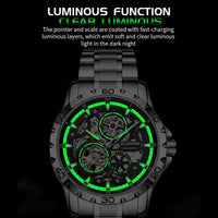 Steampunk Skeleton Automatic Watch for Men | Luxury Mechanical Timepiece - TREASURE ESHOP