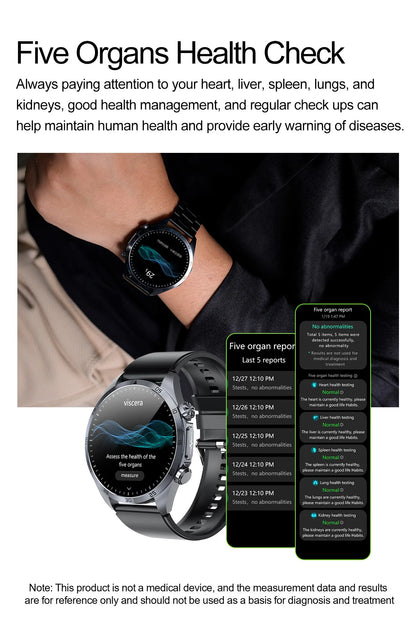 ECG+PPG Smart Health Watch | AI Blood Lipid & Fitness Tracker - TREASURE ESHOP