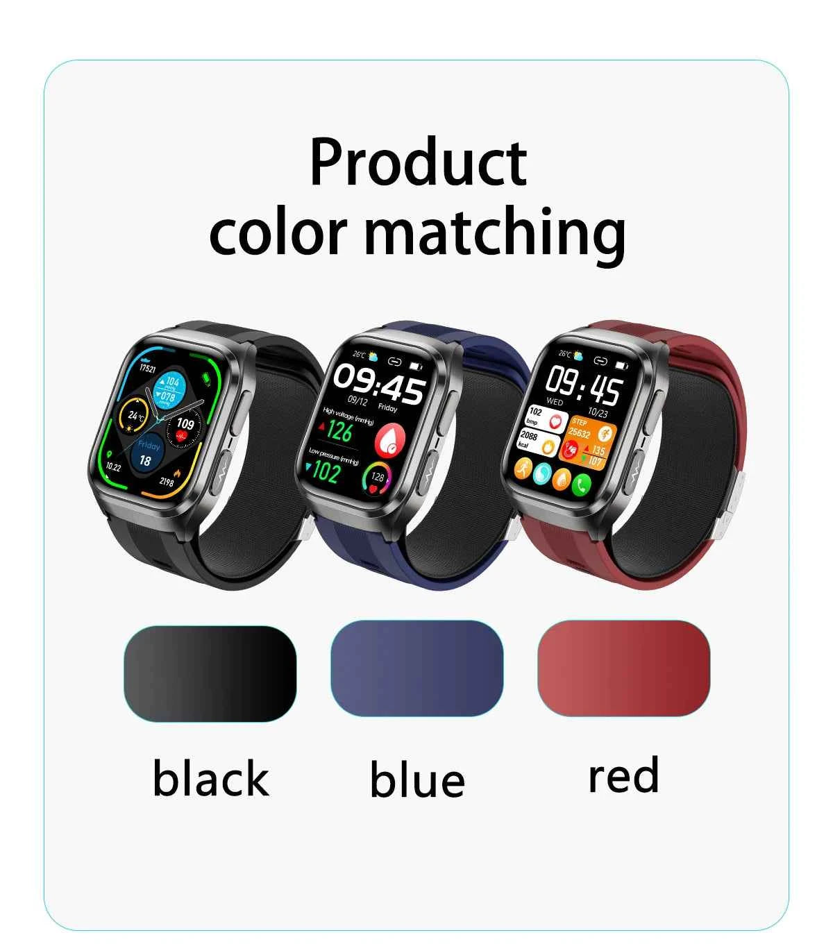 HUAWEI S17 Air Bag Smartwatch – 2.06” AMOLED HD | ECG + PPG | True Blood Pressure, Blood Fat SpO2 Monitor | NFC + Bluetooth Call