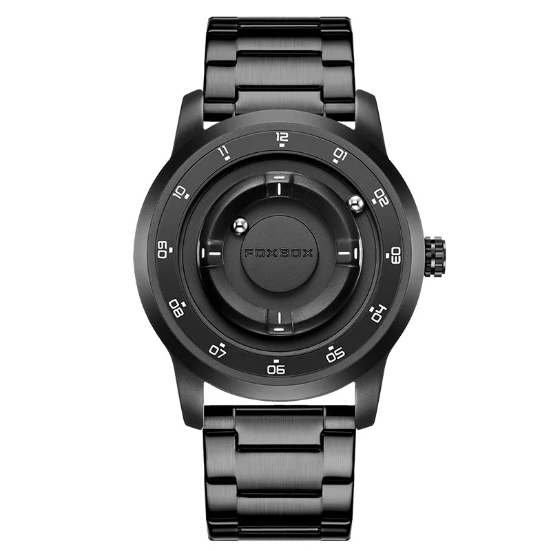 Planet Design Magnetic Pointer Watch – Waterproof Fashion Quartz Watch for Men - TREASURE ESHOP