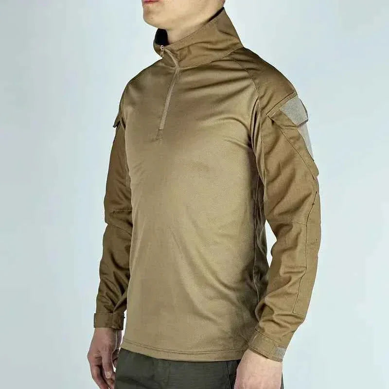 Outdoor G3 Tactical Hiking T-Shirts Combat Shirts CP Camo Long Sleeve Hunting Shirt Cotton Sport Men Clothes Windproof