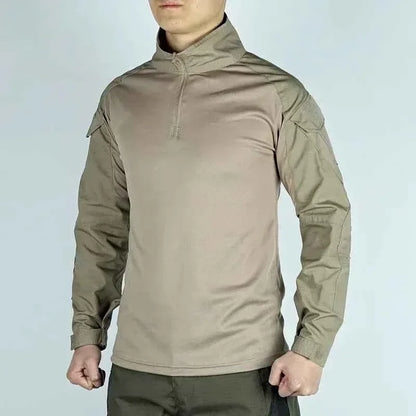 Outdoor G3 Tactical Hiking T-Shirts Combat Shirts CP Camo Long Sleeve Hunting Shirt Cotton Sport Men Clothes Windproof