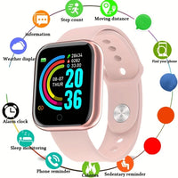 Smartwatch Damen & Herren | Fitness-Tracker mit Herzfrequenzmesser