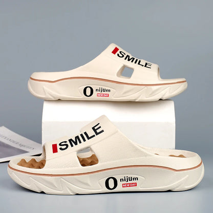 Men’s Massage Slippers – Soft EVA Summer Slides for Indoor & Outdoor