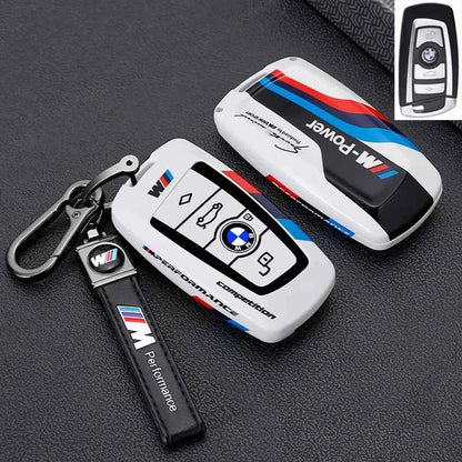 Metal Key Case Cover for BMW 1 3 5 7 Series X1 X3 X4 X5 | Luxury Zinc Alloy Car Key Fob Shell