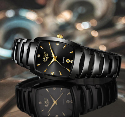 Women’s Luxury Stainless Steel Quartz Watch – Elegant Business Ladies Fashion Wristwatch - TREASURE ESHOP