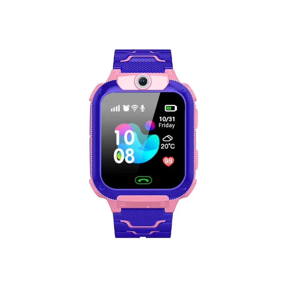 Kinder-Smartwatch mit GPS-Ortung, SIM-Karte, Anruf- & SOS-Funktion, Kamera – Wasserdicht (IP67)