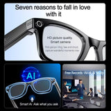 W610 KI-Smart-Sonnenbrille mit farbwechselnden Gläsern und Dual-Kamera-Design