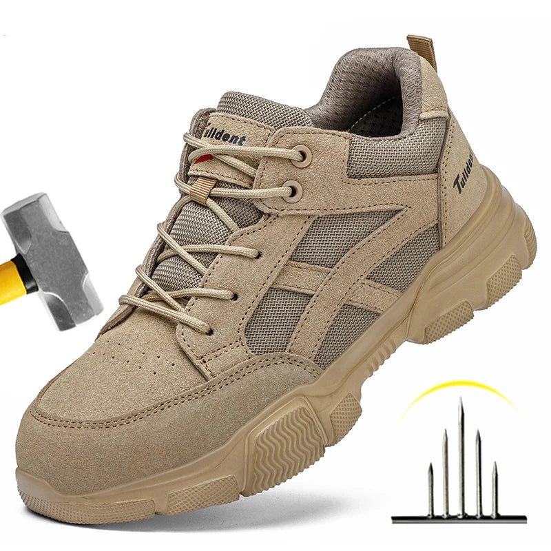 Men’s Insulated Safety Shoes – Anti-Smash Puncture-Proof Work Boots