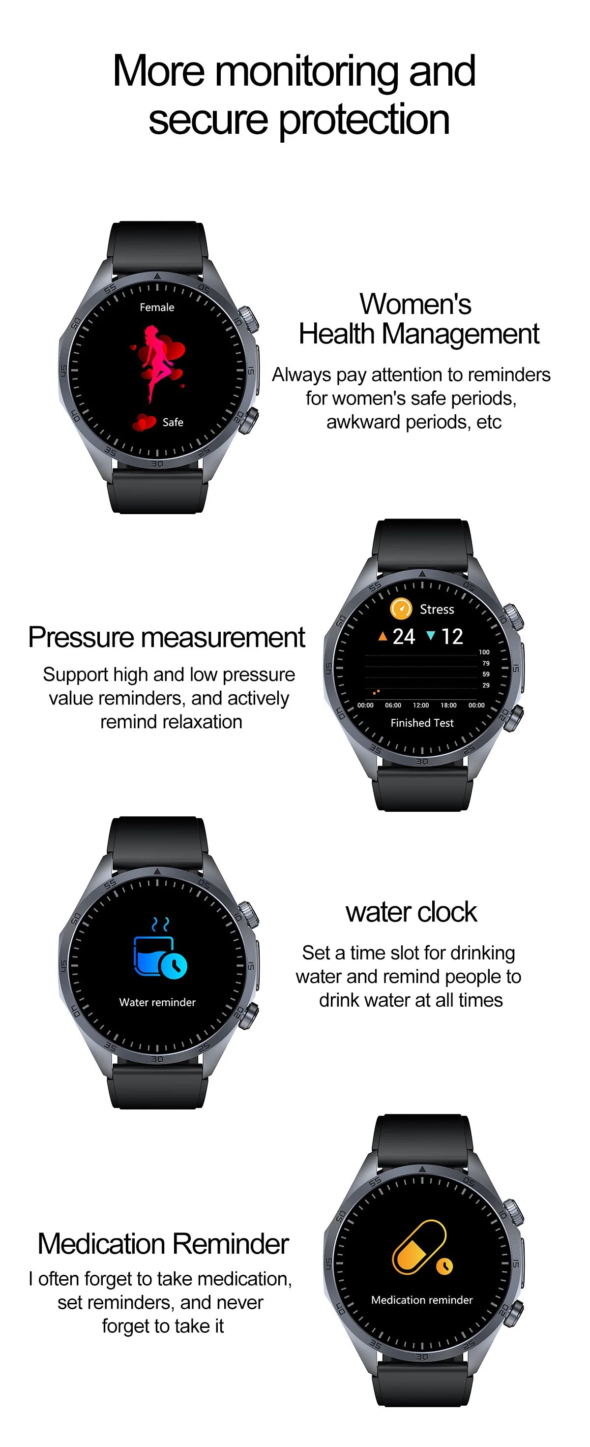 ECG+PPG Smart Health Watch | AI Blood Lipid & Fitness Tracker - TREASURE ESHOP