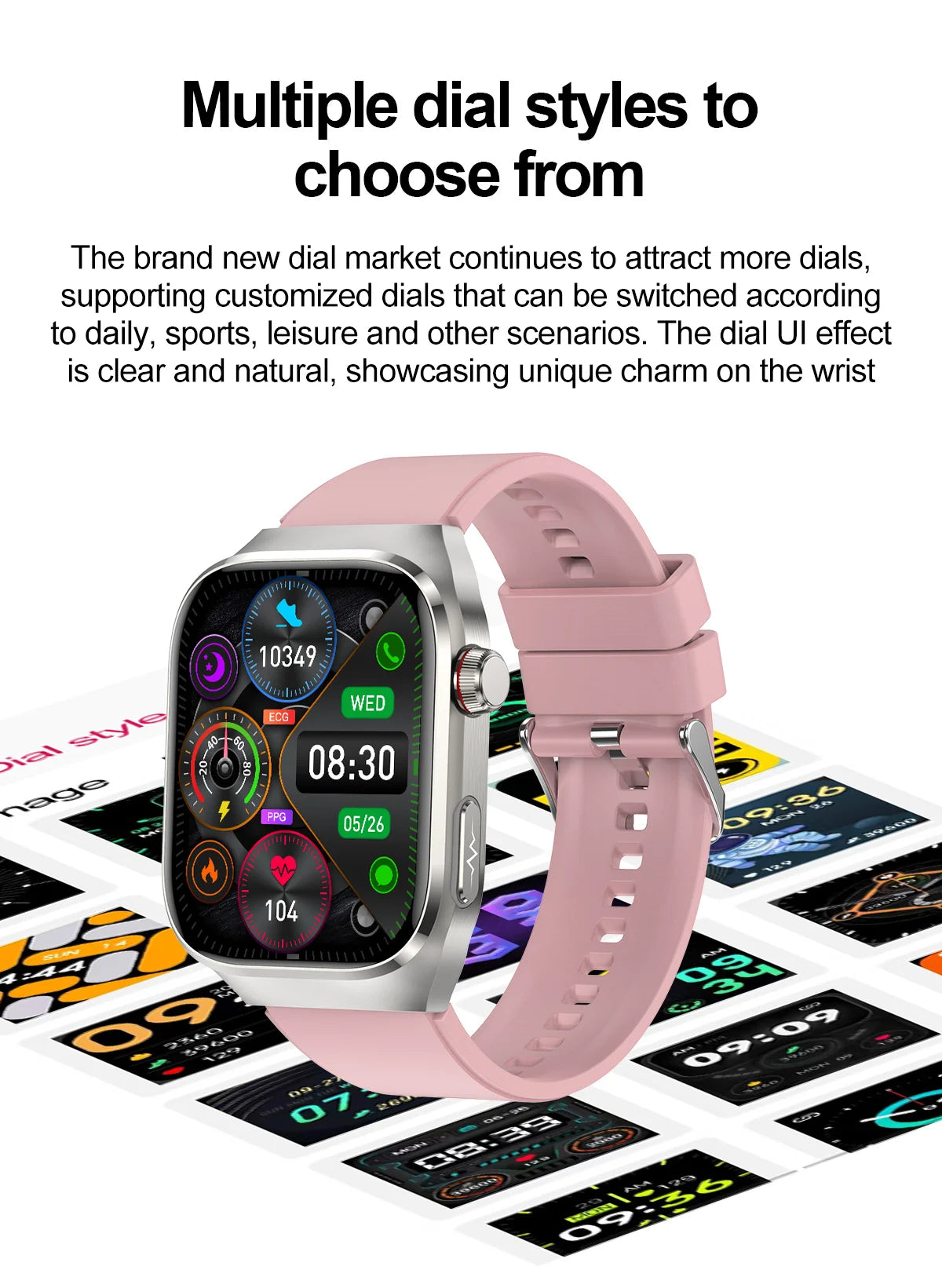 Three Highs Smartwatch TK16 | ECG, Blood Pressure & Body Analysis - TREASURE ESHOP