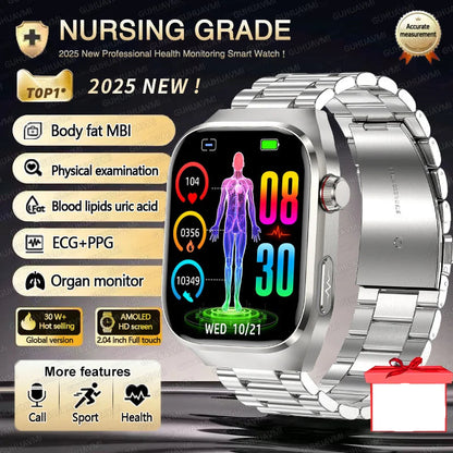 Three Highs Smartwatch TK16 | ECG, Blood Pressure & Body Analysis - TREASURE ESHOP