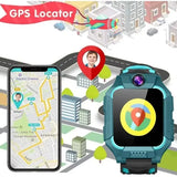 Kinder-Smartwatch 4G SIM | GPS, SOS, Kamera, IP67 – 3–12 Jahre