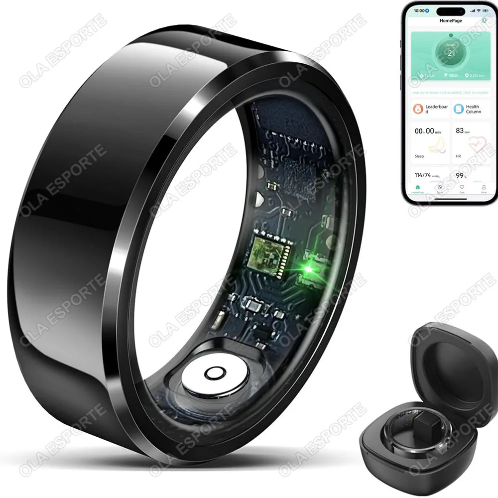 Smart Health Ring – Heart Rate, Blood Pressure & Sleep Monitoring - TREASURE ESHOP