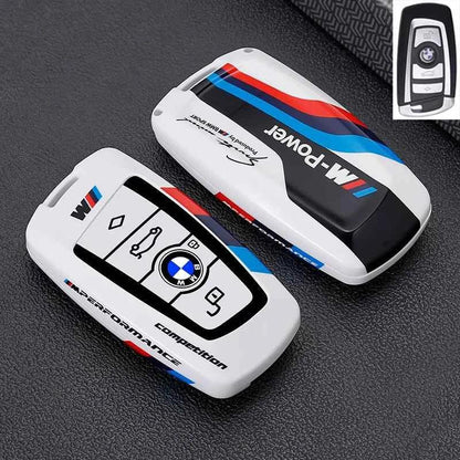 Metal Key Case Cover for BMW 1 3 5 7 Series X1 X3 X4 X5 | Luxury Zinc Alloy Car Key Fob Shell