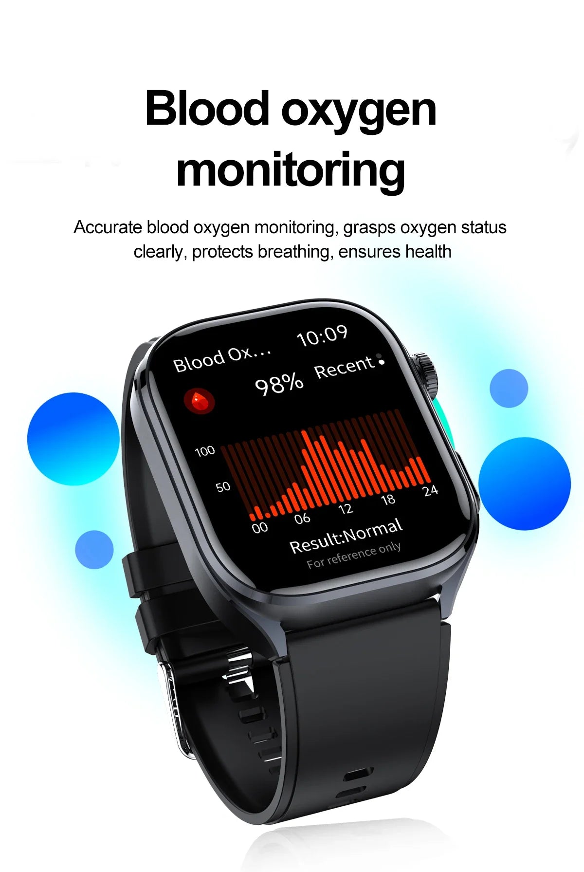 ECG+PPG Smart Watch | Uric Acid & Blood Pressure Tracker - TREASURE ESHOP