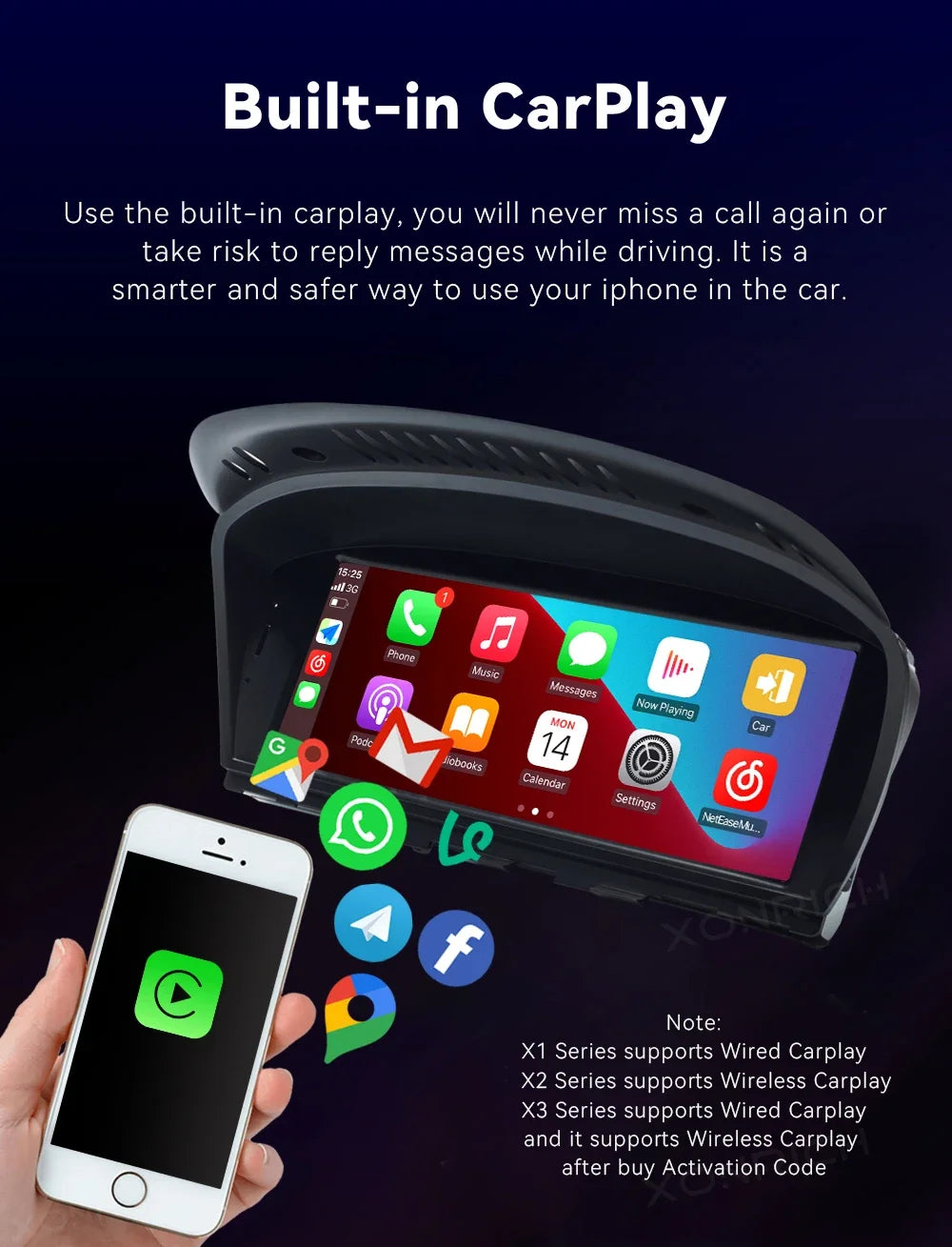 Android 14 Car Radio BMW 3/5 Series | CarPlay & GPS - TREASURE ESHOP