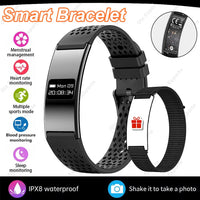 Smart Fitness Armband mit Herzfrequenz- Schlafmonitor – Schrittzähler, Kalorien Gesundheits-Tracker für Damen Herren - TREASURE ESHOP