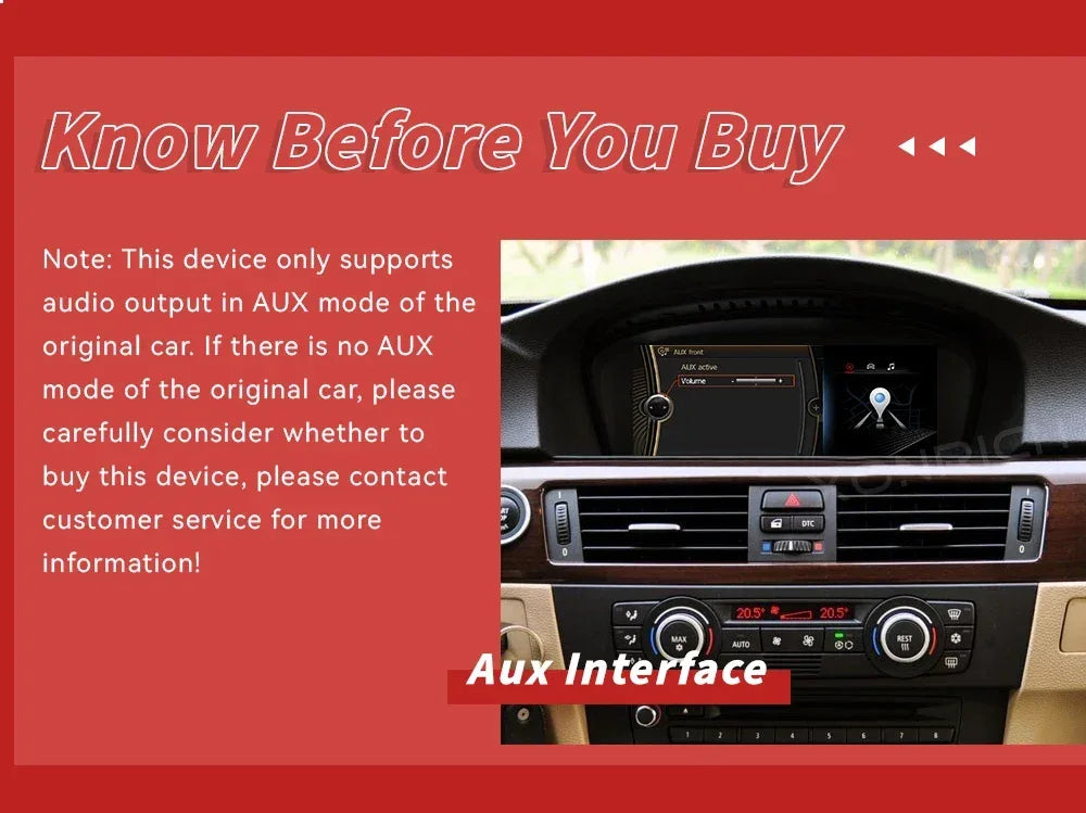 Android 14 Car Radio BMW 3/5 Series | CarPlay & GPS - TREASURE ESHOP