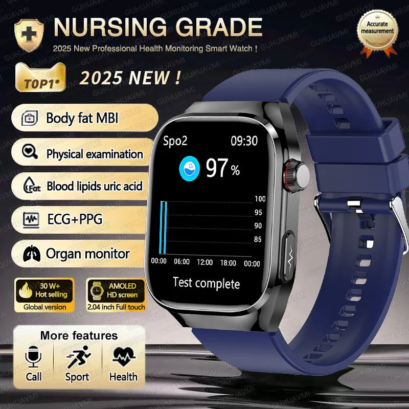 Three Highs Smartwatch TK16 | ECG, Blood Pressure & Body Analysis - TREASURE ESHOP