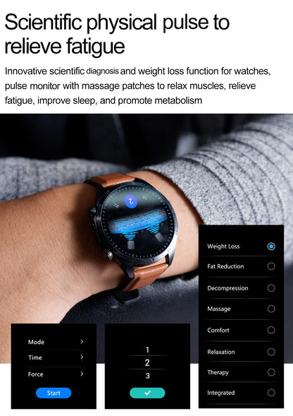 ECG+PPG Smart Health Watch | AI Blood Lipid & Fitness Tracker - TREASURE ESHOP