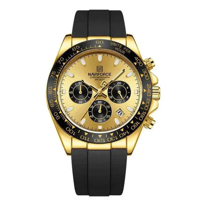 Watches For men Silicone Band Sport Watch Casual Luminous Chronograph Wristwatch