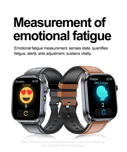 ECG+PPG Smart Watch | Uric Acid & Blood Pressure Tracker - TREASURE ESHOP